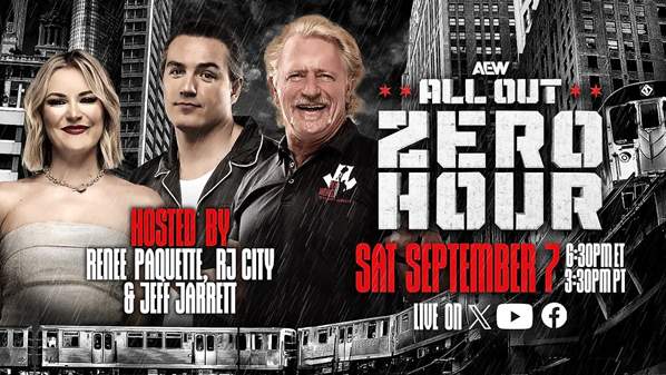 AEW All Out Zero Hour now has three matches. in todays Wrestling news