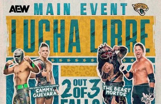 Sammy Guevara & Hologram Win AEW lucha livre Match Ahead of Jaguars Game in todays Wrestling news