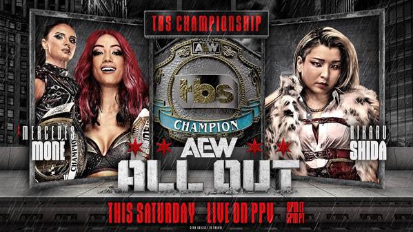 AEW reveals a new stipulation in the All Out TBS title fight in todays Wrestling news