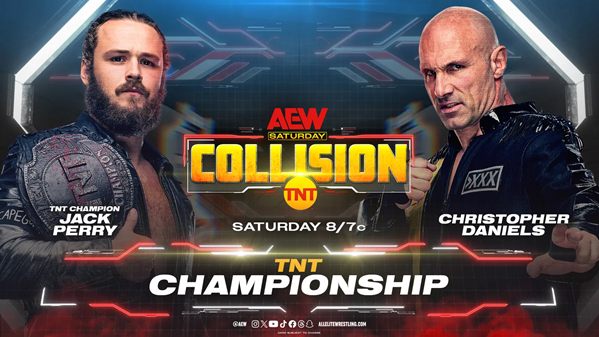 TNT Champion Jack Perry vs. Christopher Daniels to be AEW Collision in todays Wrestling news