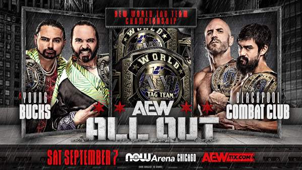 Tag Team title added to AEW All Out in todays Wrestling news