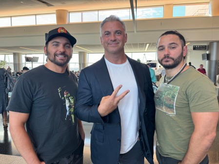 The Young Bucks posted a photo of Shane McMahon at the airport: 